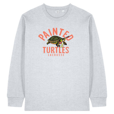Painted Turtles- Unisex Freestyler Heavyweight Long Sleeve Tee Thumbnail