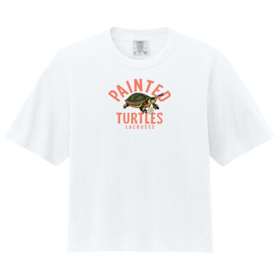 Painted Turtles - Women's Heavyweight Boxy Tee Thumbnail