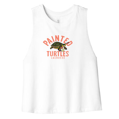 Painted Turtles - Women's Racerback Cropped Tank Thumbnail