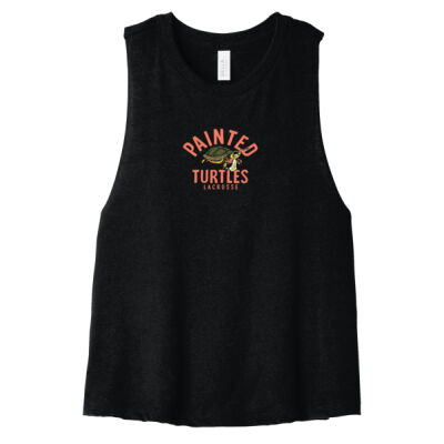 Painted Turtles - Women's Racerback Cropped Tank Thumbnail