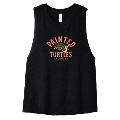 Painted Turtles - Women's Racerback Cropped Tank Thumbnail